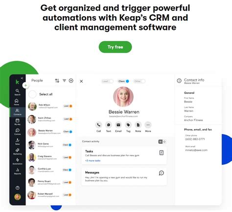 Keap CRM Automation